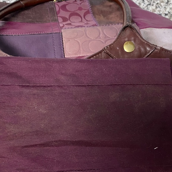 Coach Multicolor Patchwork Tote - Picture 16 of 16